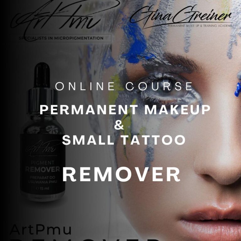 Naucz się bezpiecznego i skutecznego usuwania makijażu permanentnego za pomocą Removera (Butelka Removera gratis, wysyłka na cały świat).